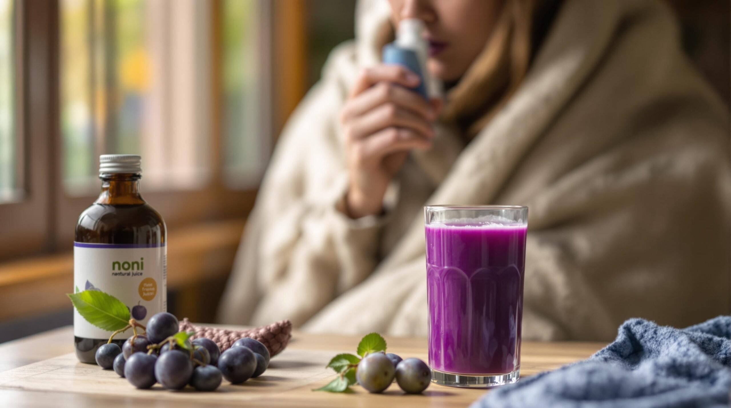 Este bun sucul de noni pentru respirație?