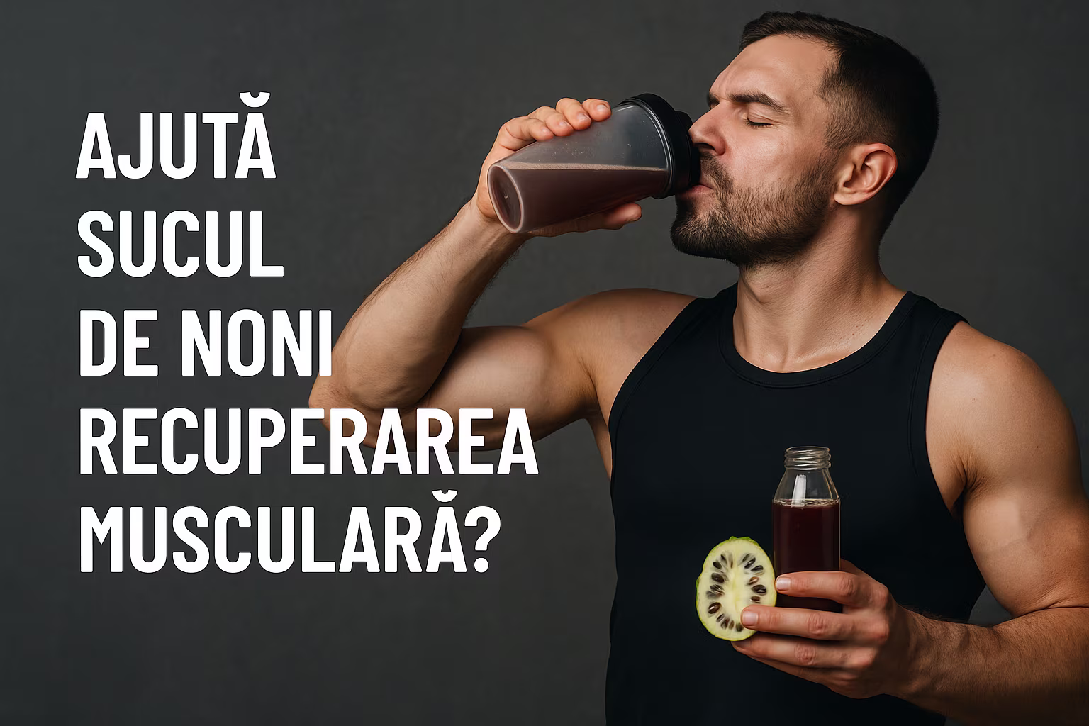 Ajută sucul de noni recuperarea musculară