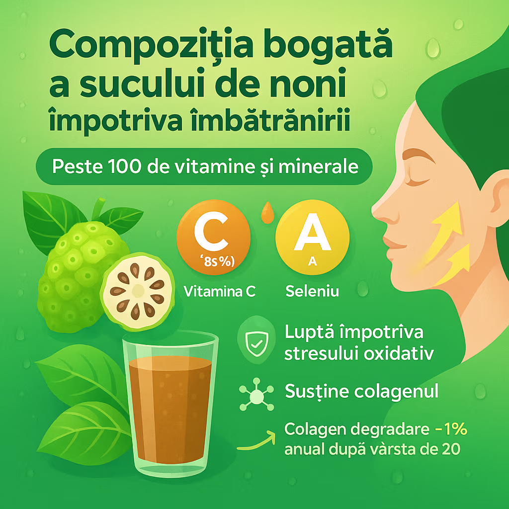 Încetinește sucul de noni îmbătrânirea