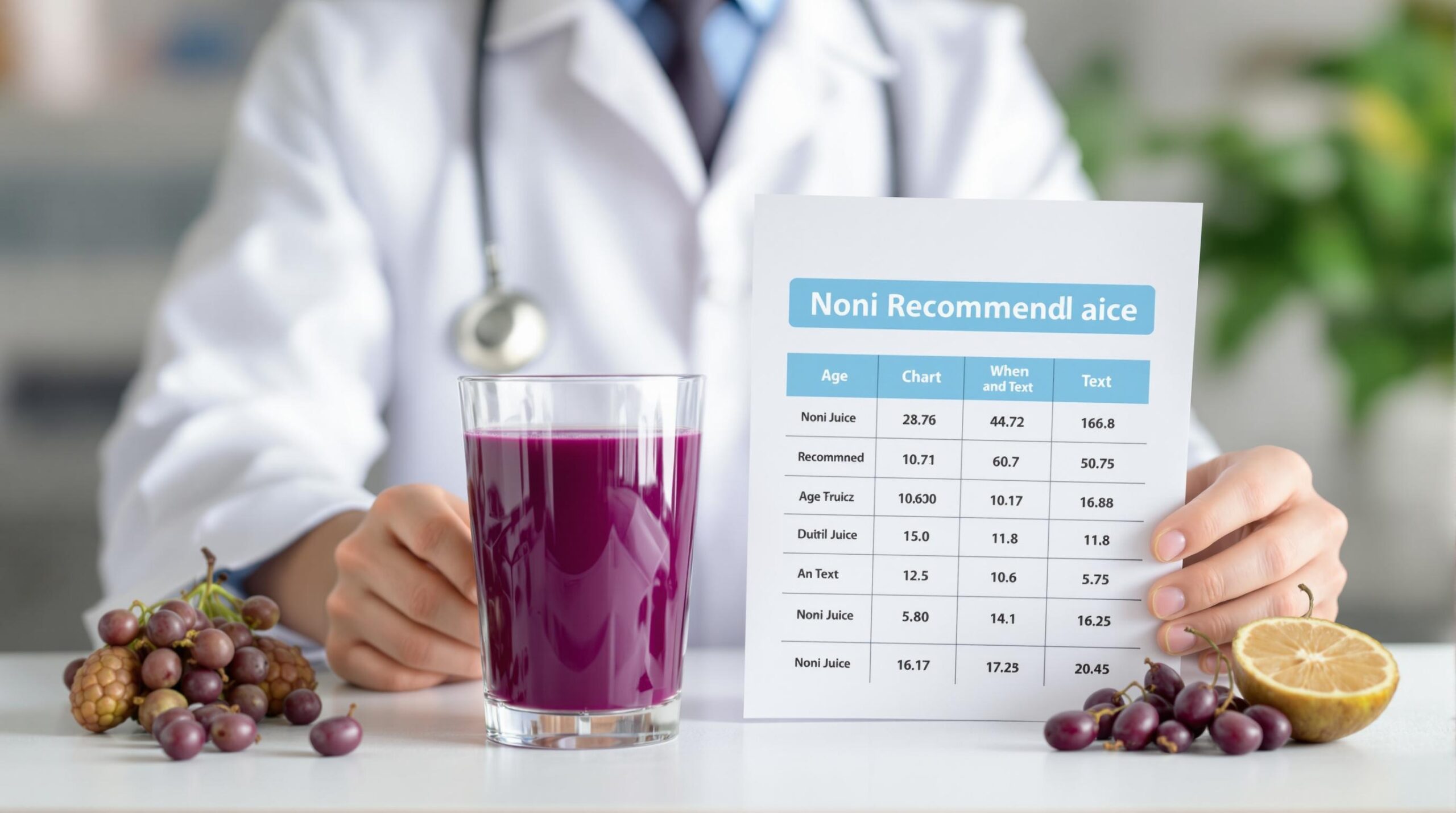De la ce vârstă se poate consuma sucul de noni?